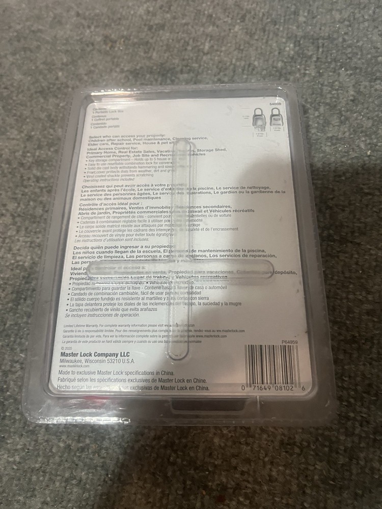 Master Lock New Doorknob Lockbox