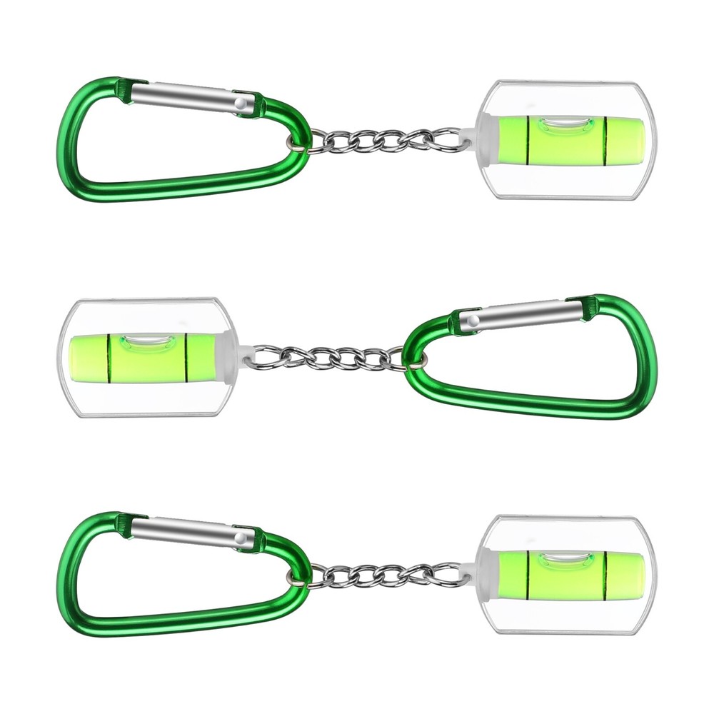 WORKPRO 3-Pack Small Bubble Level with Keychain Mini Pocket Tool Spirit Level