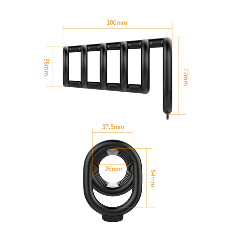 Penis Extender Enlarger Sleeve Ring Reusable Condom Delay Ejaculation for Men