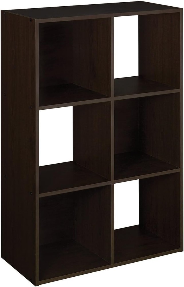 Cubeicals 6 Cube Storage Shelf Organizer Bookshelf Stackable Vertical/Horizontal