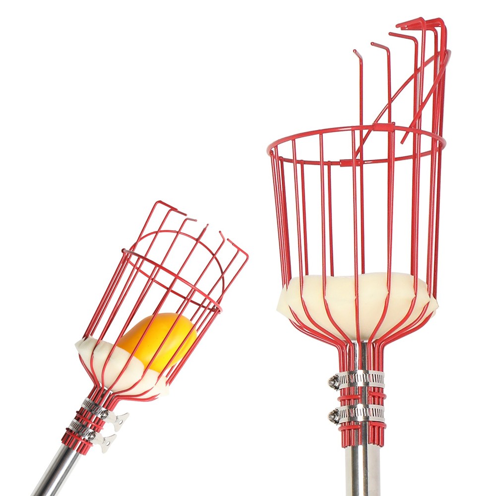 Fruit Picker Tool, 13FT Fruit Picker Pole with Basket , Apple Fruit Picker