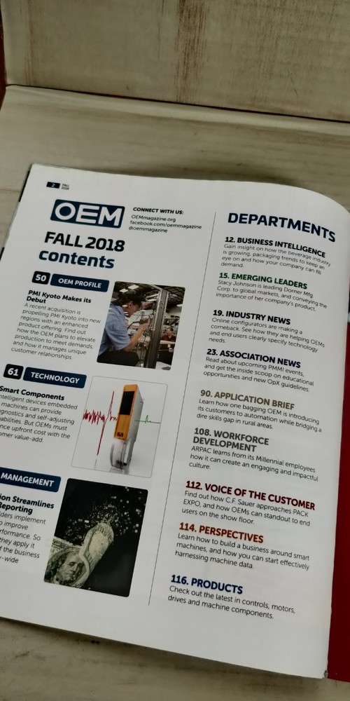 2018 OEM magazine packaging processing automation industry guide C3