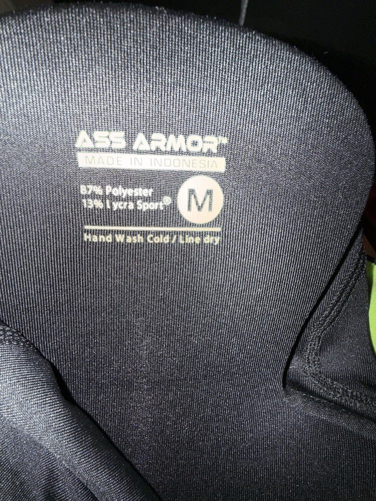 Ass Armor Protective Padding For Biking, Sking, Etc. NWT Size M