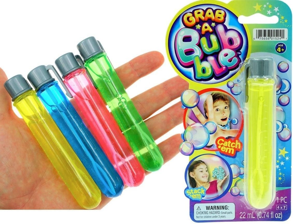 Grab a Bubble-Touchable Mini Bubbles Wand Toy (1 Unit Assorted Colors)
