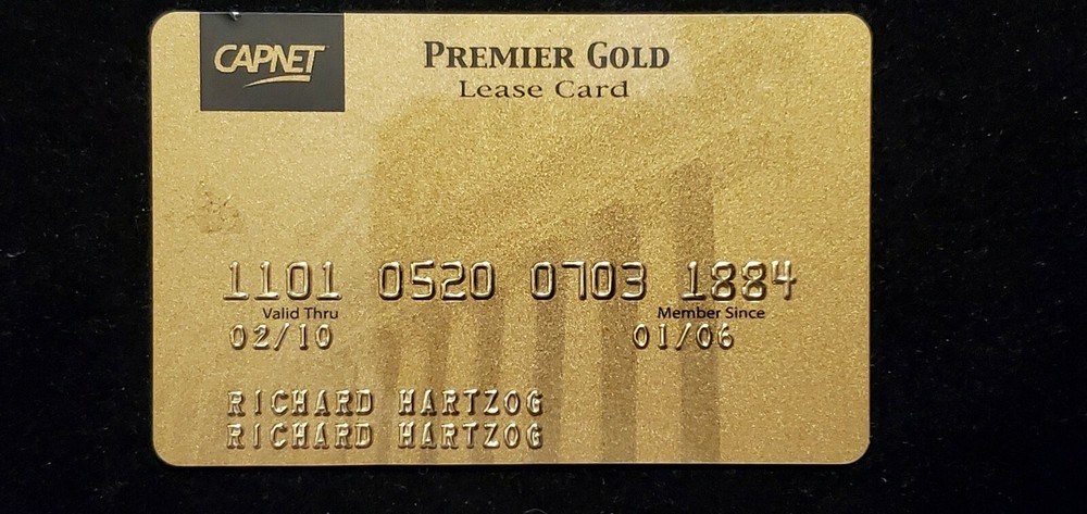 CAPNET Premier Gold Lease card exp 2006. Our cc785