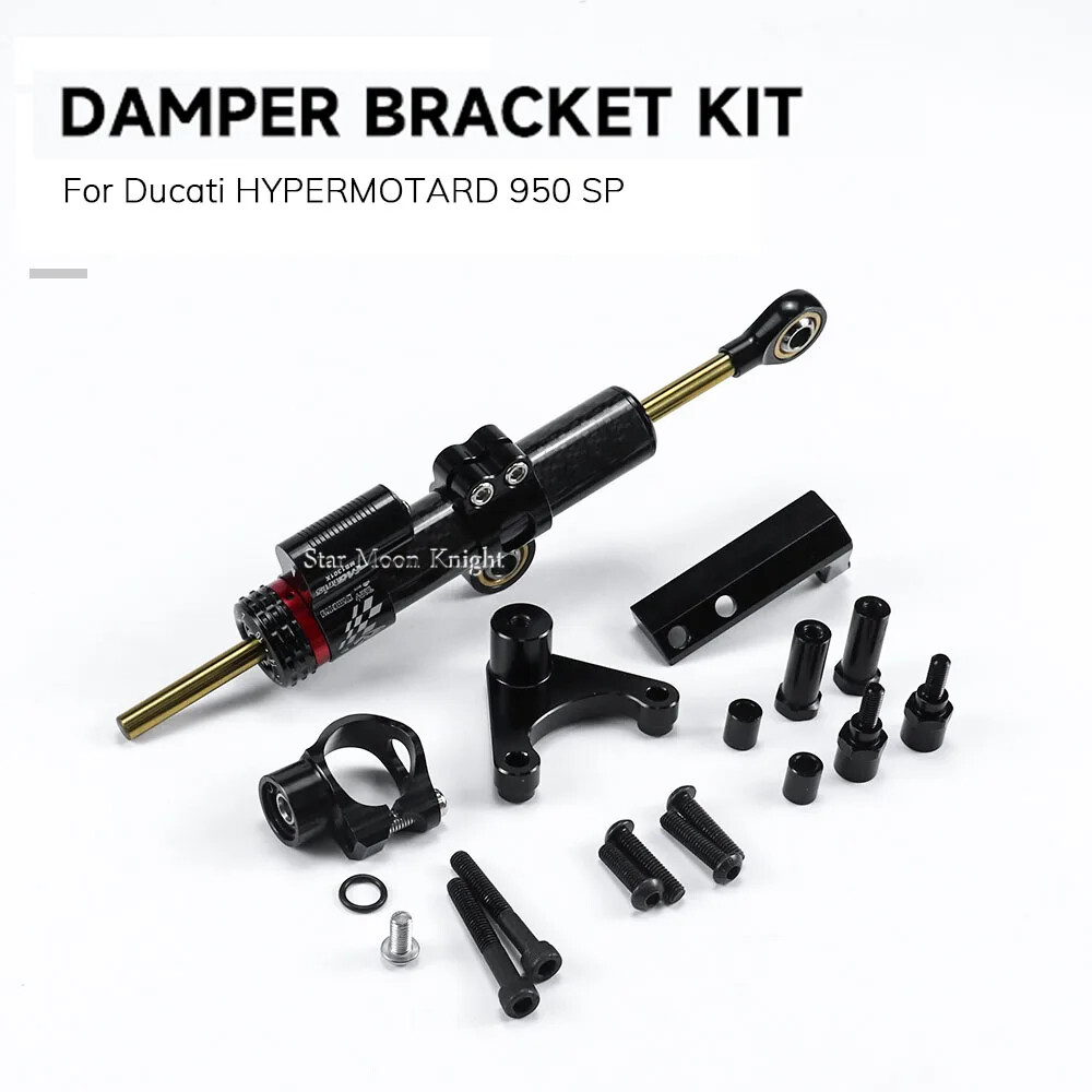Steering Stabilizer Damper Mounting Bracket Kit For Ducati Hypermotard 950 SP