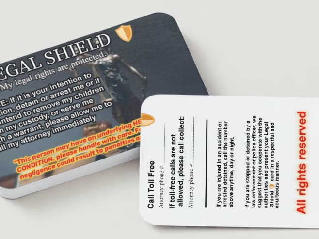 Legal Shield Card 🛡️