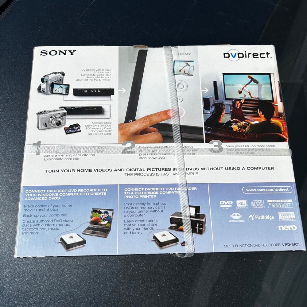 Sony DVDirect VRD-MC1 Multi-Function DVD Recorder External Drive New Sealed