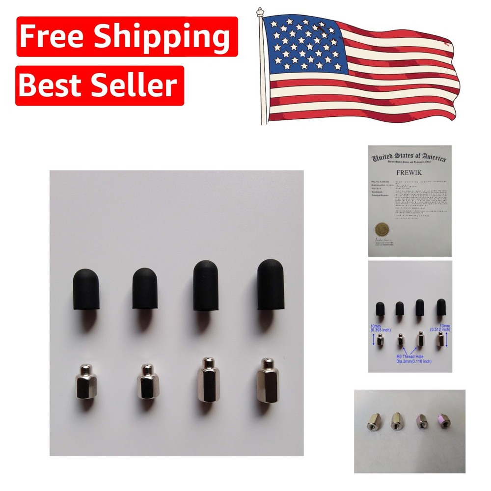 Universal Dog Training Collar Replacement Tips - Includes Silicone Caps & Probes