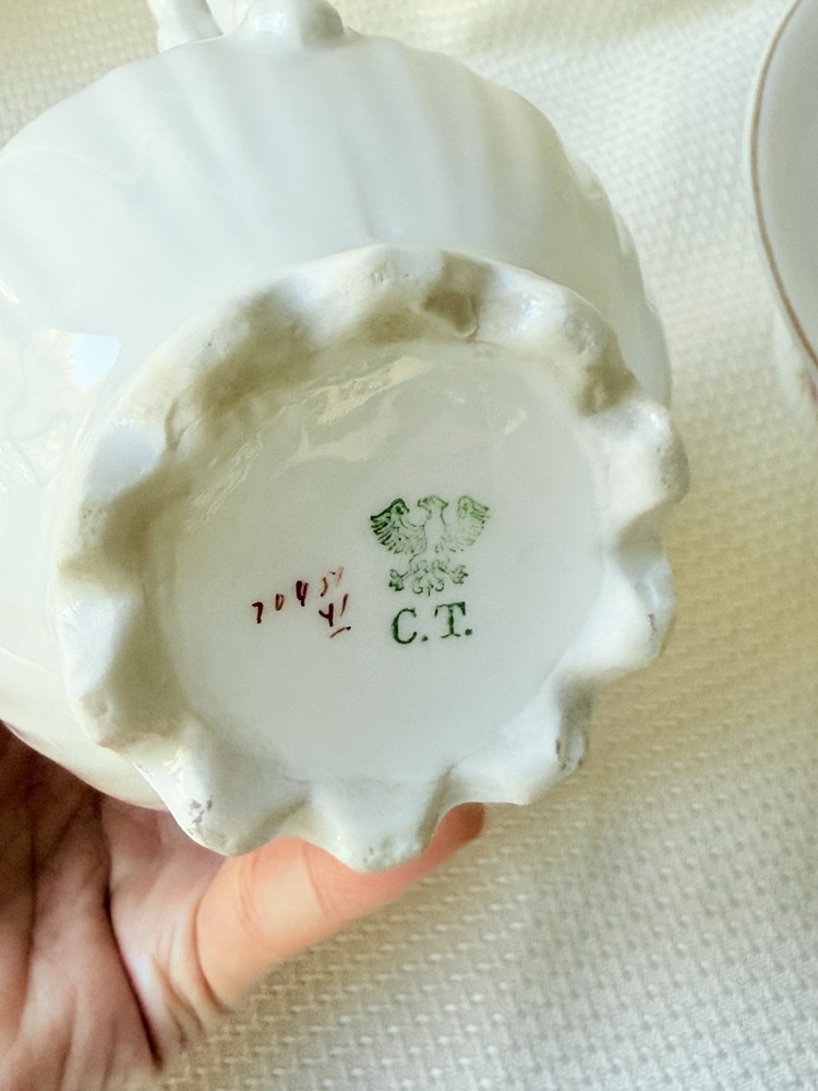 Austrian Creamer Sugar Bowl