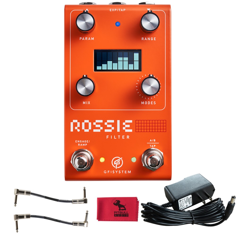 GFI System Rossie Envelope Multi-Filter Pedal w/ Power Supply, Cables & Cloth