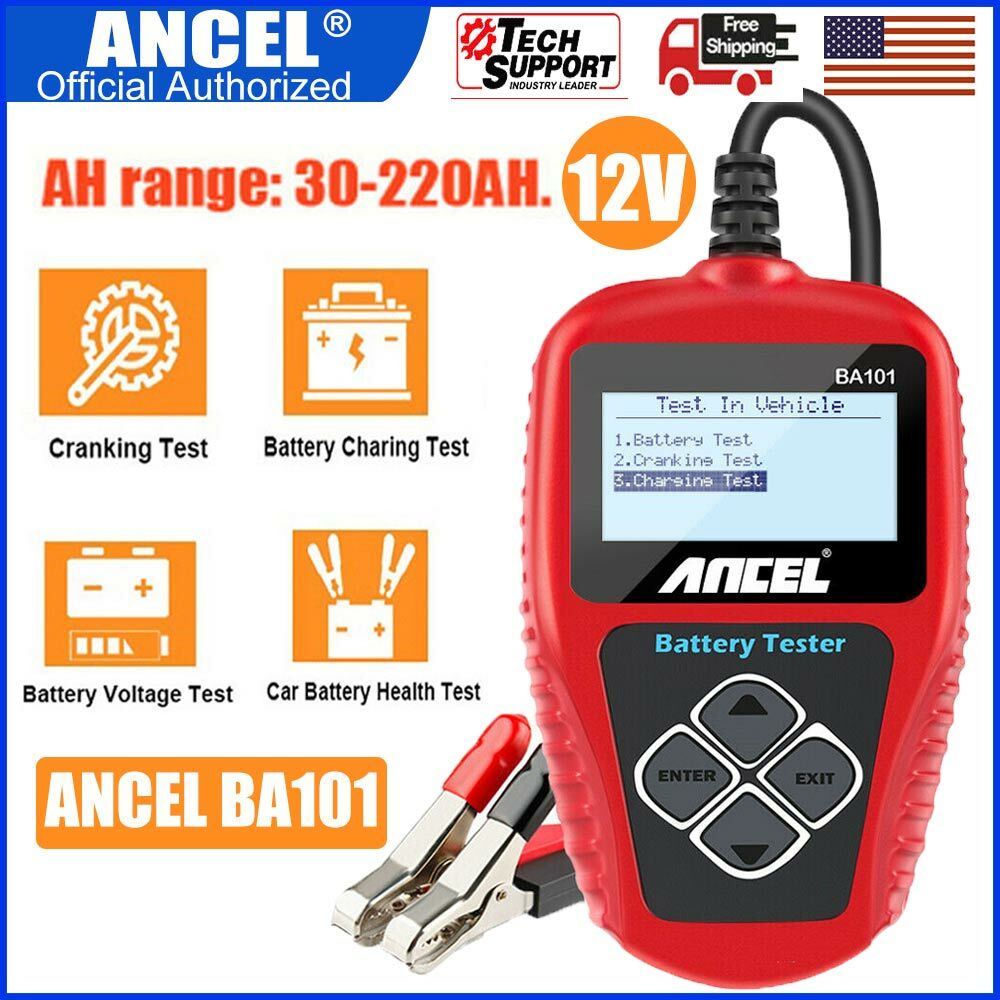 OBD Car Battery Load Tester Charging Cranking System Diagnostic Voltage Analyzer