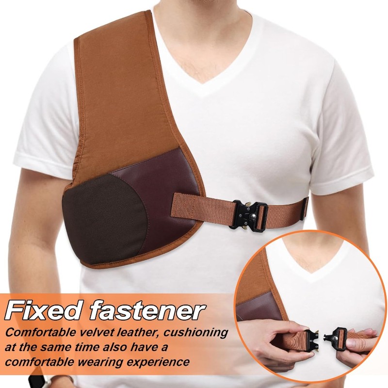 Adjustable Durable Construction Shoulder Pad for Shooting Recoil Field Shields