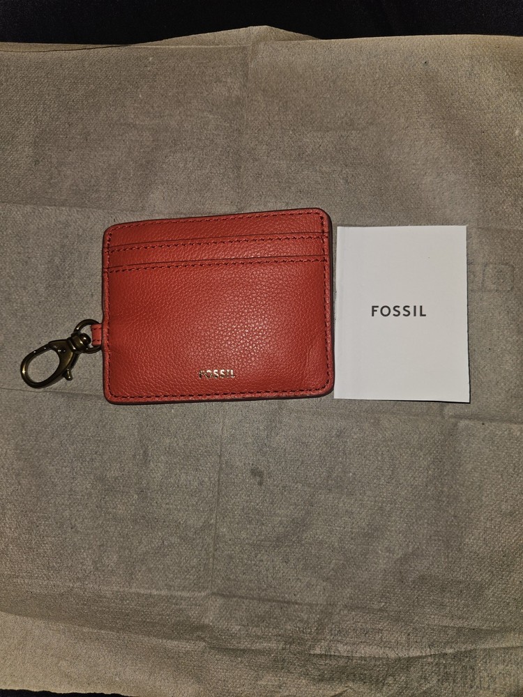 Fossil Sofia Card Case Flash Red