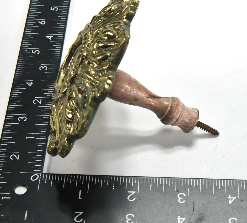 VINTAGE BRASS CURTAIN TIE BACKS