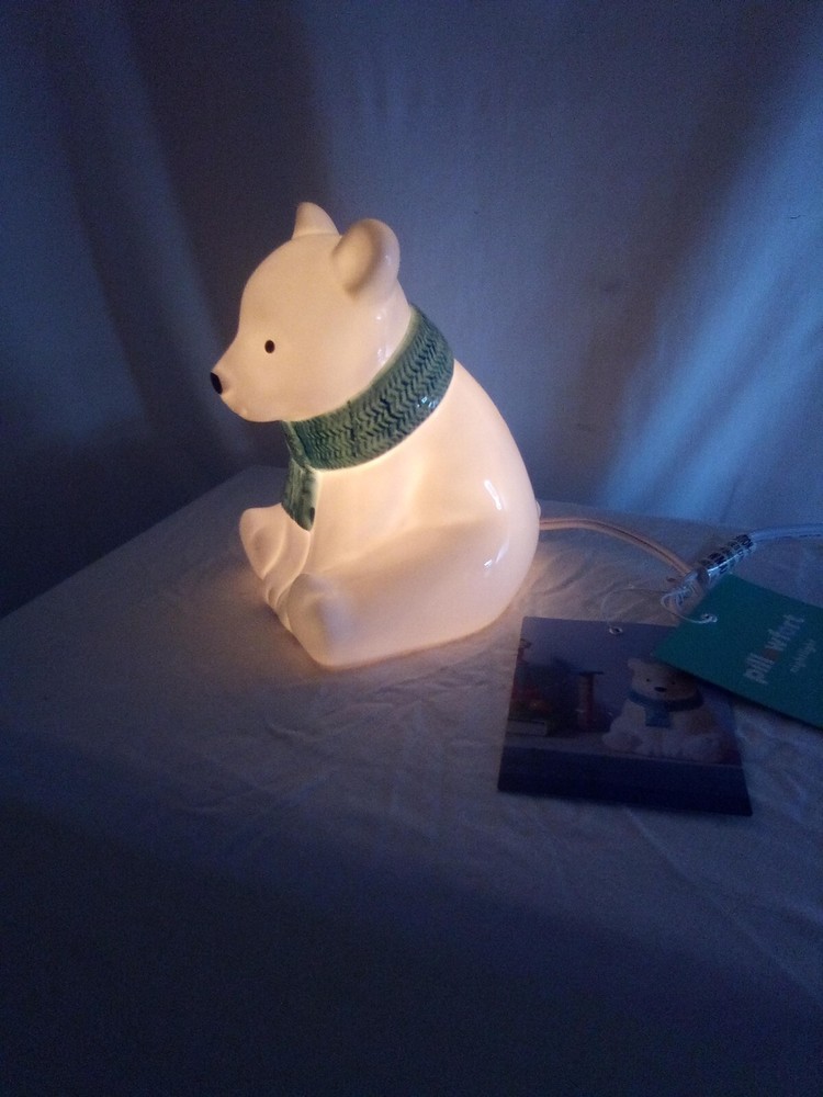Pillowfort Nightlight Polar Bear White Target Ceramic Light