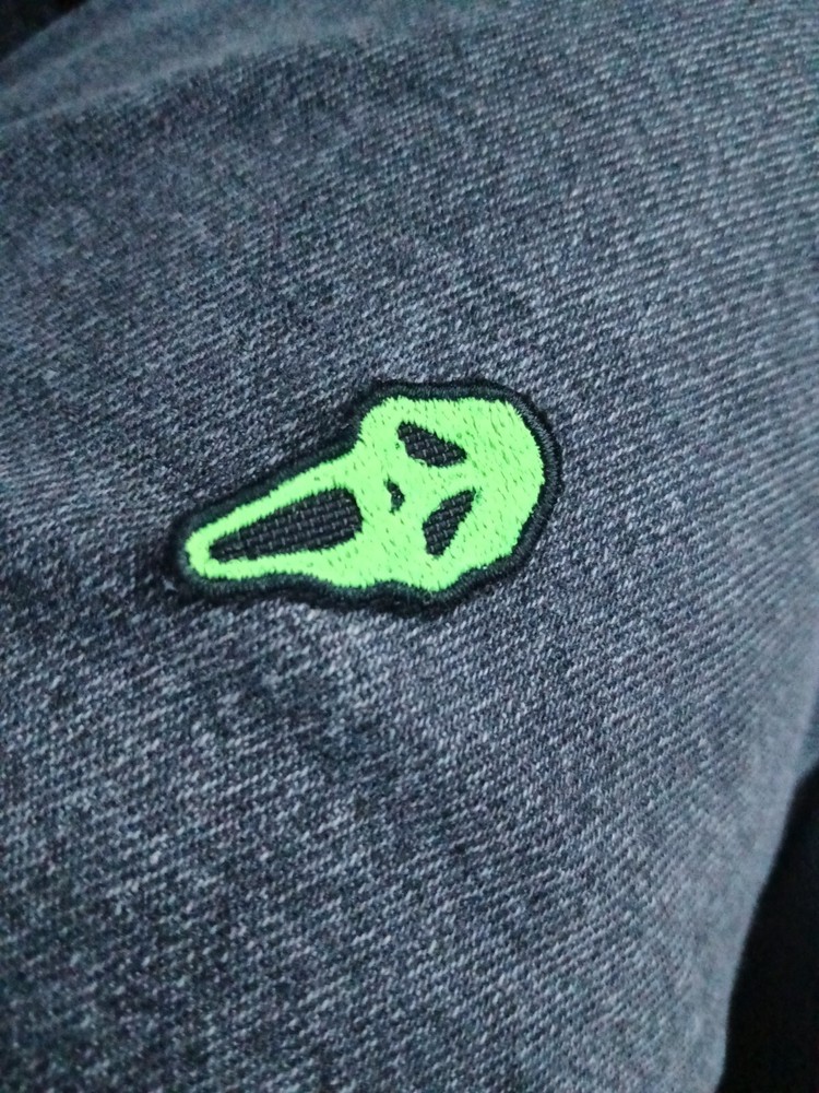 Scream MINI Patch Ghost Mask Face Embroidered Iron On Patch