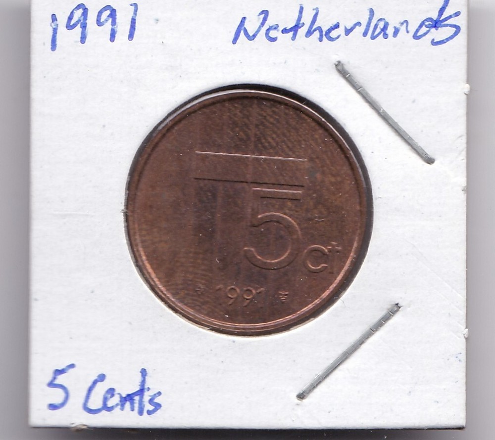 1991 Netherlands 5 Cents