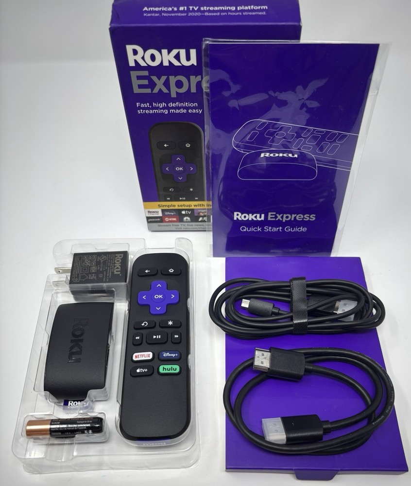 Roku Express Cable Remote - Black 3960R (I)
