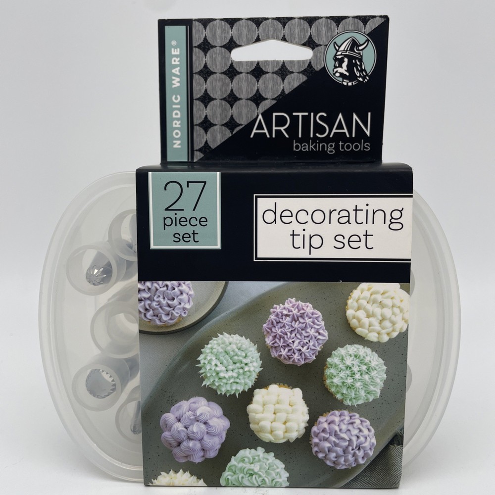 Nordic Ware Artisan Decorating Tip Set 27 Pc