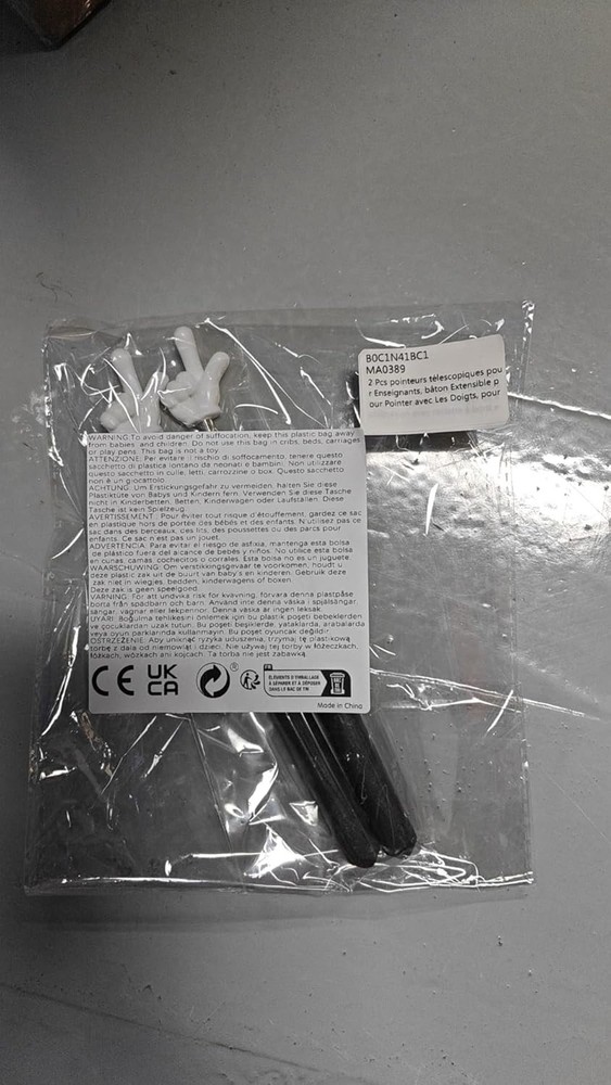 2Pcs Telescopic Teachers Pointer, Extendable Hand Pointer Finger Pointer Stic...