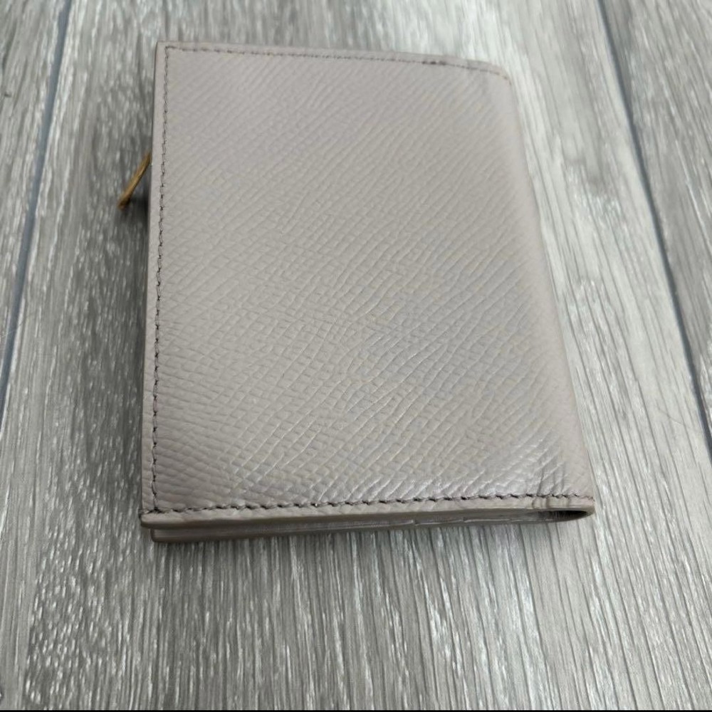 CELINE Two Fold Wallet Gray Item From Japan