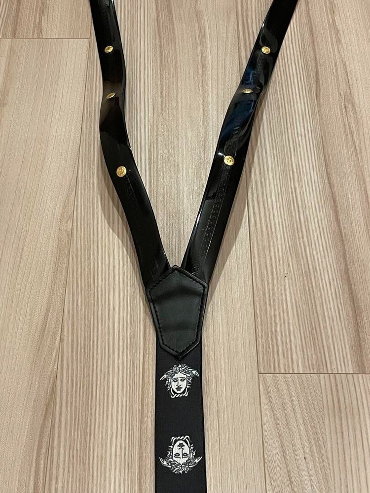 VERSACE Young Suspender Black Used