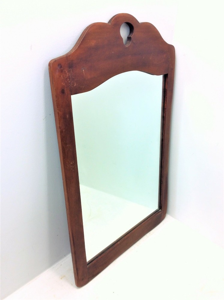 Vintage Solid Wood Decorative Country Distressed Wall Hanging Mirror