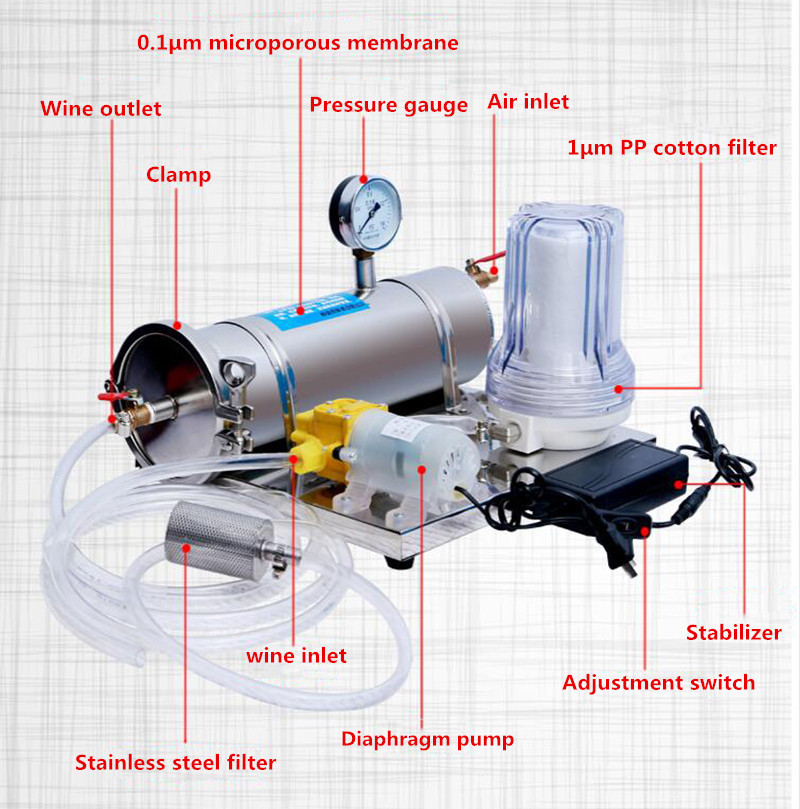 Automatic Liquor Wine Filter Ageing Machine Filtering Machine Brewing Equipment
