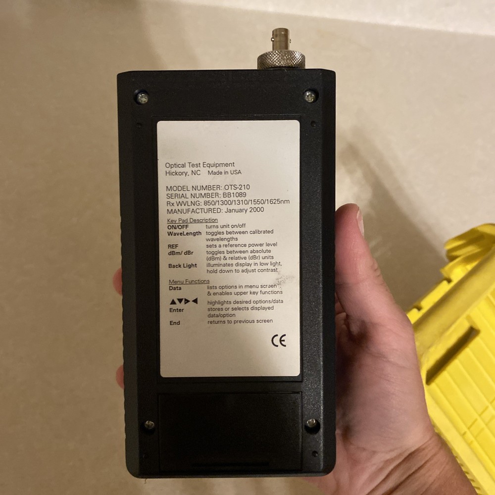 Siecor ORS-200 Optical Meter Read