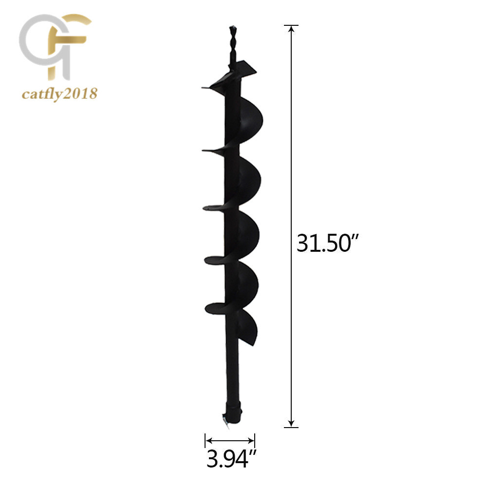 4" Earth Auger Drill Bits for Gas Powered Post Fence Hole Digger New