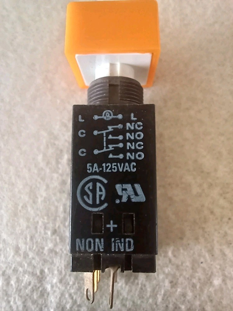 Avionic Master Pushbutton Switch P/N 554-1121