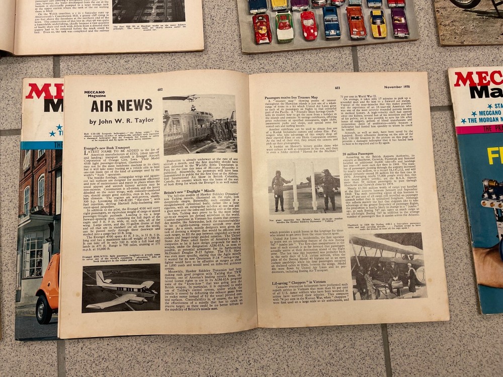MECCANO Magazines - Complete Year for 1970