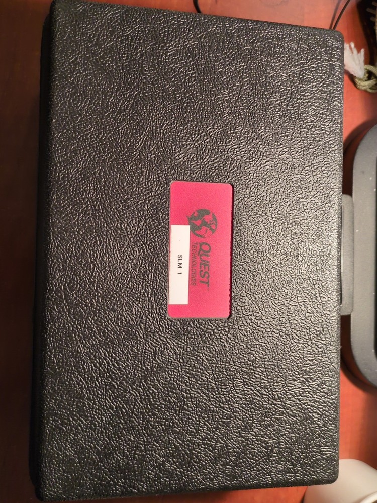 empty case for Quest Electronics Noise Dosimeter - no tools included. bad foam.