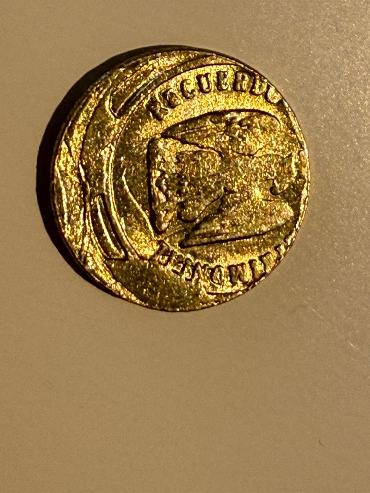 MEXICO Maximillian COPPER PATTERN ERROR COIN. Strike error on both sides