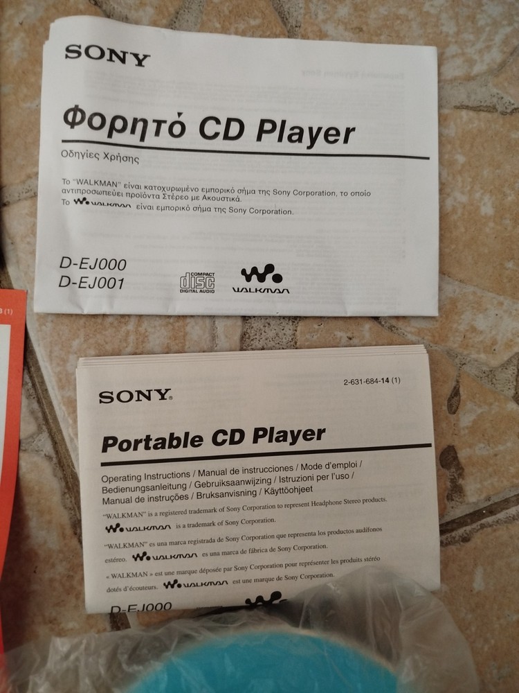 Sony Disc-man D-EJ000 ( Working )
