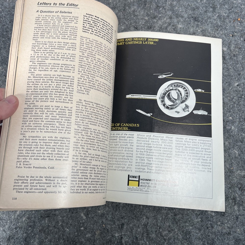 August 4, 1969 - Aviation Week & Space Technology Magazine
