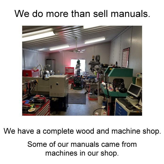 Cincinnati Cinel 60 Horizontal Milling Machine Operator Instructions Manual 1607