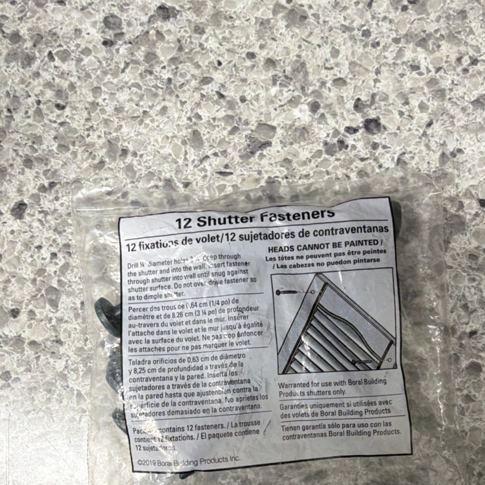 Vantage Presslok Shutter Fasteners Forest Green Plastic Outdoors 12 Pack