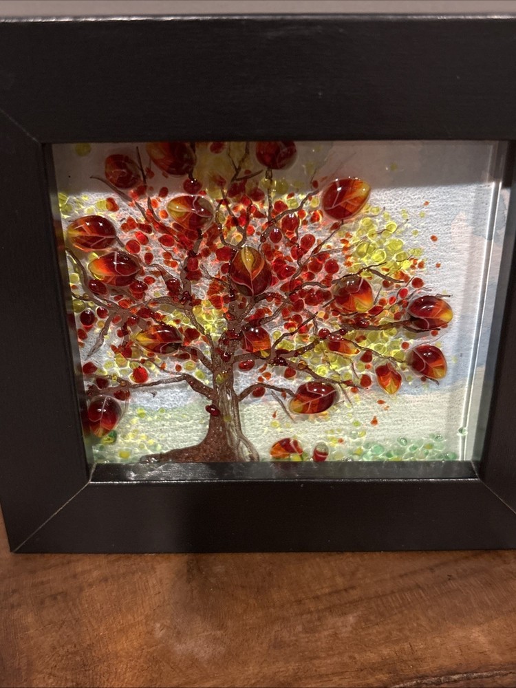 Fused Glass Tree Picture