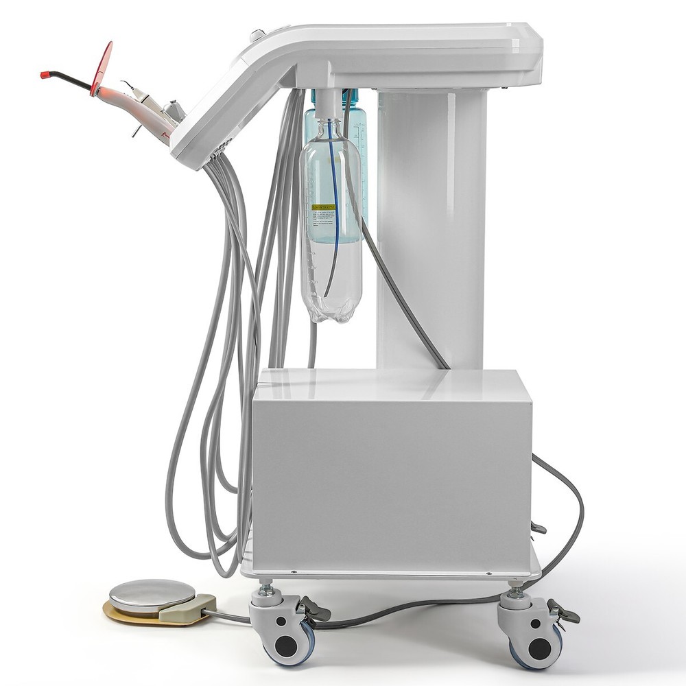 Dental Unit Chair Computer Controlled P10 Blue /Moblie Delivery Unit Compressor