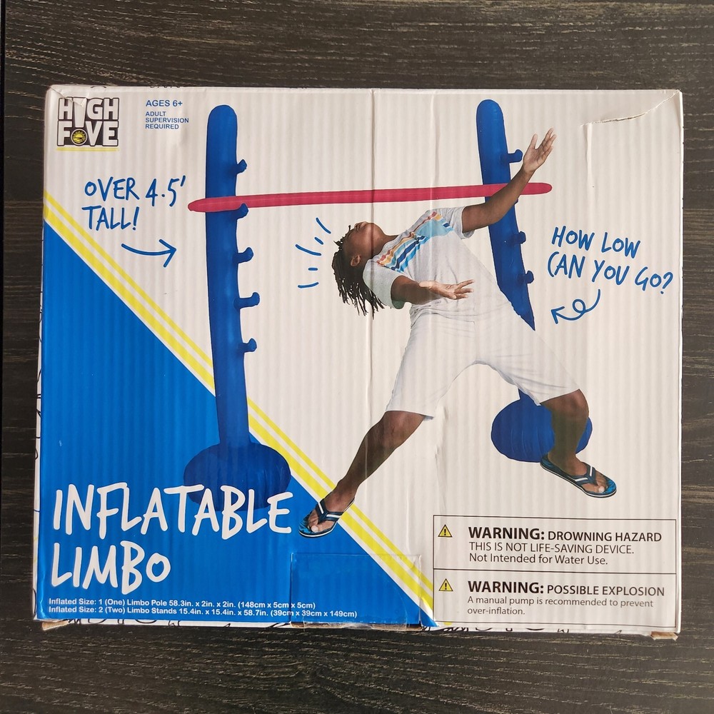 Inflatable Limbo game “ High Five” 58 x 15”