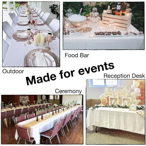 Extra Large Table Cloths. 6-8ft Rectangle 120" x 70" (Rectangular) Light Pink