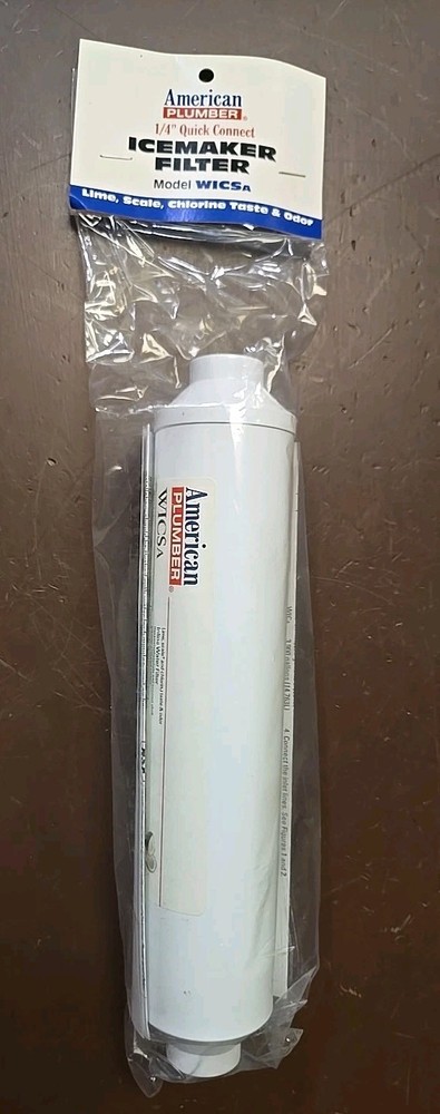 Box Of 6 NEW American Plumber Quick Connect Icemaker Inline Water Filter 1/4"
