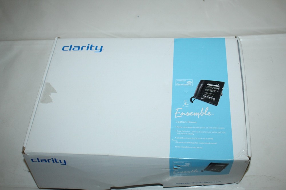 Clarity Ensemble Caption Phone Powered by ClearCaption 58013.201