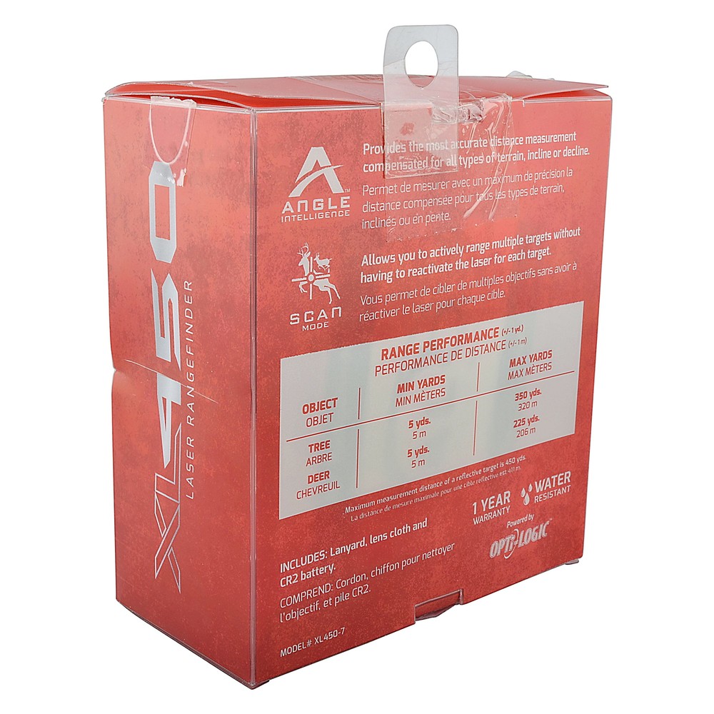 Optics Laser Hunting Rangefinder, XL450-7