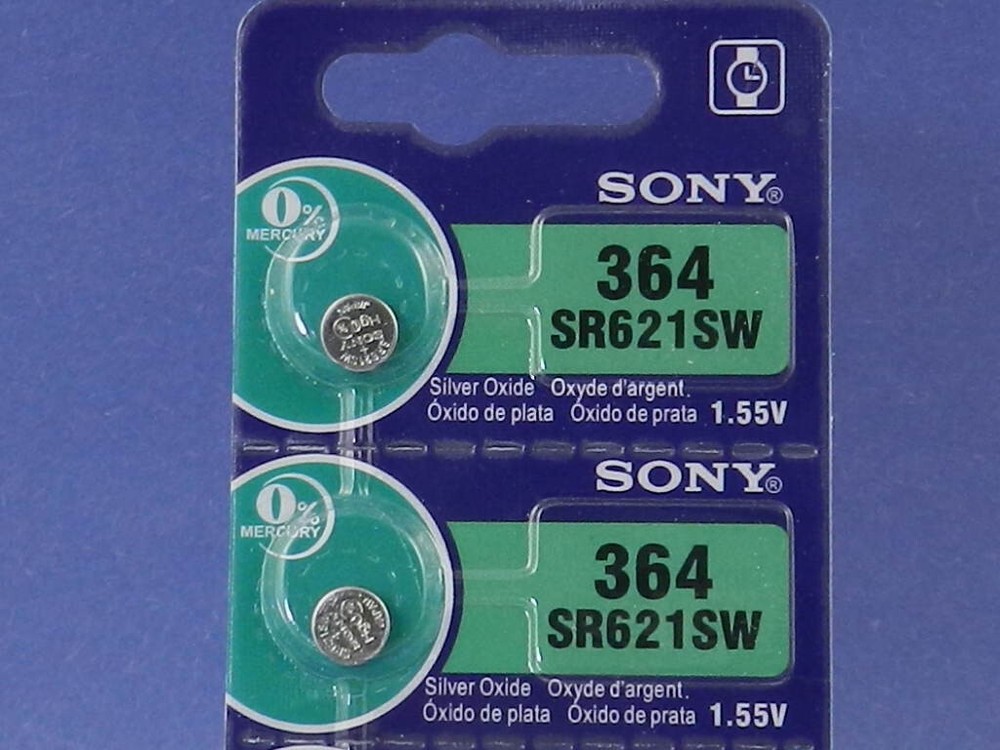 Sony 364  SR621SW  Watch Battery  2Pcs