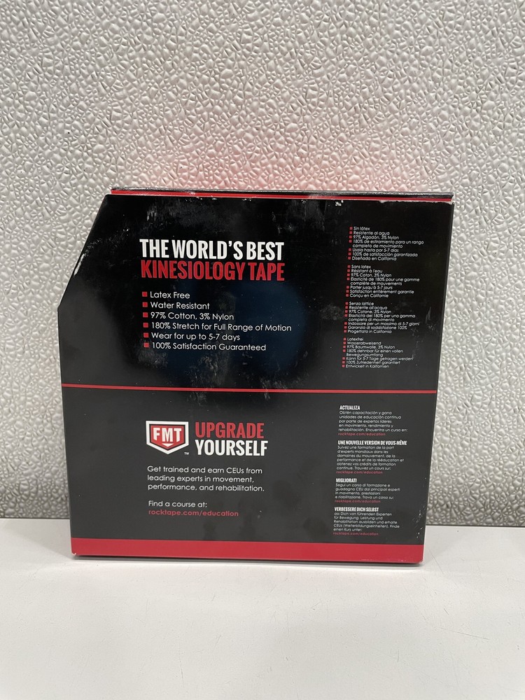 RockTape Extra Sticky Roll 2"x105', Black