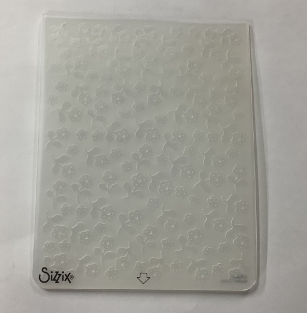 Sizzix Cuttlebug TEXTURES Embossing Folders (4)-Paper Studio folder 20 slots