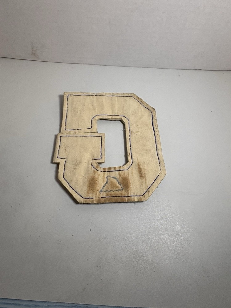 vintage chenille letterman patch